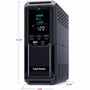 CyberPower Intelligent LCD UPS CP1350AVRLCD3 1350VA Mini-tower UPS - Mini-tower - AVR - 8 Hour Recharge - 4 Minute Stand-by - 120 V AC (CP1350AVRLCD3)