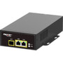 Wisenet 83W PoE Injector - 120 V AC, 230 V AC Input - 55 V DC, 1.50 A Output - 1 x 10/100/1000Base-T, 1 x SFP Input Port(s) - 1 x - 83 (Fleet Network)
