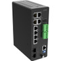 AXIS D8208-R Industrial PoE++ Switch - 8 Ports - Manageable - Gigabit Ethernet, 10 Gigabit Ethernet - 1000Base-T, 10GBase-X - 2 Layer (02621-001)