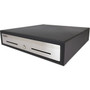 POS-X ION Slide Cash Drawer - 5 Bill - 5 Coin - 2 Media Slot - 3 Lock PositionPrinter Driven - ABS Plastic - Stainless Steel Black 971GF010003030