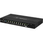 Ubiquiti ER-12 Router - 10 Ports - 10 RJ-45 Port(s) - PoE Ports - Management Port - 2 SFP (mini-GBIC) Slots - 1 GB - Gigabit Ethernet (ER-12)