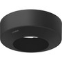 Hanwha Techwin Skin Cover - Supports SurveillanceNetwork Camera Outdoor - Round - Plastic - Black - 3 SBC-180B