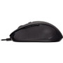 V7 MU300 PRO USB 6-Button Wired Mouse with Adjustable DPI - Black - Cable - Black - USB - 1600 dpi - 6 Button(s) - Symmetrical (MU300)