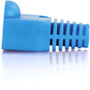 C2G OD 6.0mm RJ45 Plug Cover - Cable Boot - Blue - 50 (04757)