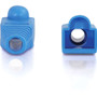 C2G OD 6.0mm RJ45 Plug Cover - Cable Boot - Blue - 50 (04757)