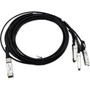 Axiom 40GBASE-CR4 QSFP to 4 10GBASE-CU SFP Passive DAC Extreme Compatible 3m - 98 ft QSFPSFP Network Cable for Network Device - 10GB-4-C03-QSFP-AX