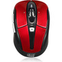 Adesso iMouse S60R - 24 GHz Wireless Programmable Nano Mouse - Optical - Wireless - Radio Frequency - 240 GHz - Red - USB - 1600 dpi IMOUSE S60R