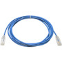 Tripp Lite Cat6 UTP Patch Cable (RJ45) - M/M, Gigabit, Snagless, Molded, Slim, Blue, 10 ft. - 10 ft Category 6 Network Cable for - 1 x (N201-S10-BL)