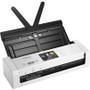 Brother ADS-1700W Wireless Compact Desktop Scanner - 48-bit Color - 25 ppm (Mono) - 25 ppm (Color) - Duplex Scanning - USB (Fleet Network)