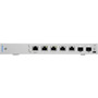 Ubiquiti 10 Gigabit 6-Port 8023bt UniFi Switch - 4 Ports - Manageable - 2 Layer Supported - Modular - Twisted Pair Optical Fiber - 1 US-XG-6POE