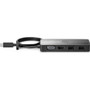 HP USB-C Travel Hub G2 - for Notebook/Tablet/Monitor - 90 W - USB Type C - 3 x USB Ports - 2 x USB 3.0 - USB Type-C - HDMI - VGA - (Fleet Network)