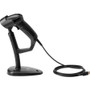 HP Engage Imaging Barcode Scanner II - Cable Connectivity - 1D, 2D - Imager - Omni-directional - USB - Black - Stand Included - IP52 - (5YQ08AT)