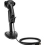 HP Engage Imaging Barcode Scanner II - Cable Connectivity - 1D, 2D - Imager - Omni-directional - USB - Black - Stand Included - IP52 - (5YQ08AT)