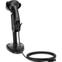 HP Engage Imaging Barcode Scanner II - Cable Connectivity - 1D 2D - Imager - Omni-directional - USB - Black - Stand Included - IP52 - 5YQ08AT