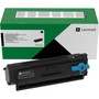 Lexmark Unison Original Laser Toner Cartridge - Black - 1 Pack - 3000 Pages 55B100E