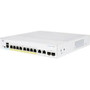 Cisco 350 CBS350-8FP-2G Ethernet Switch - 10 Ports - Manageable - 2 Layer Supported - Modular - 2 SFP Slots - 1788 W Power - 120 W - CBS350-8FP-2G-NA