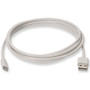 AddOn 6in USB 2.0 (A) Male to Lightning Male White Cable - 6" Lightning/USB Data Transfer Cable for Notebook, PC, USB Charger, Tablet (Fleet Network)