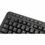 Adesso Antimicrobial Wireless Desktop Keyboard and Mouse - USB Membrane Wireless RF 2.40 GHz Keyboard - French - USB Wireless RF Mouse (WKB-1320CB-FR)