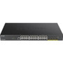 D-Link 28-Port 10-Gigabit Smart Managed PoE Switch - 28 Ports - Manageable - 3 Layer Supported - Modular - 39.10 W Power Consumption - (DGS-1250-28XMP-6KV)
