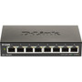 D-Link DGS-1100-08V2 Ethernet Switch - 8 Ports - Manageable - 2 Layer Supported - 494 W Power Consumption - Twisted Pair - Desktop - DGS-1100-08V2