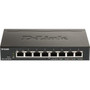 D-Link DGS-1100-08PV2 Ethernet Switch - 8 Ports - Manageable - Gigabit Ethernet - 1000Base-T - 2 Layer Supported - 7790 W Power - 64 DGS-1100-08PV2