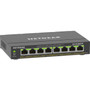 Netgear 8-Port Gigabit Ethernet PoE Smart Managed Plus Switch - 8 Ports - Manageable - 2 Layer Supported - 123 W PoE Budget - Twisted GS308EPP-100NAS
