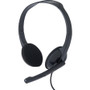 Verbatim Stereo Headset with Microphone - Stereo - Mini-phone (3.5mm) - Wired - 32 Ohm - 20 Hz - 20 kHz - Over-the-head - Binaural - - (Fleet Network)