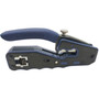 Tripp Lite T100-PT1 Crimping Tool - Black Blue - Non-slip Handle Secure Grip Heavy Duty T100-PT1