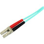 StarTech.com 1m Fiber Optic Cable - 10 Gb Aqua - Multimode Duplex 50/125 - LSZH - LC/SC - OM3 - LC to SC Fiber Patch Cable - LC Male - (A50FBLCSC1)