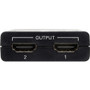 Tripp Lite 2-Port HDMI Splitter - UHD 4K, International AC Adapter - 3840 × 2160 - 2 x HDMI Out - Gold Plated (Fleet Network)
