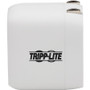 Tripp Lite Compact 1-Port USB-C Wall Charger - GaN Technology, 20W PD 3.0 Charging, White - 20 W - 230 V AC, 120 V AC Input - 5 V DC/3 (U280-W01-20C1-G)