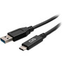 C2G 1ft USBC to USB Cable - MM - C2G 1ft USB C to USB A Cable - SuperSpeed USB 5Gbps - MM C2G28875