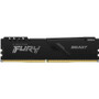 Kingston FURY Beast 16GB (2 x 8GB) DDR4 SDRAM Memory Kit - 16 GB (2 x 8GB) - DDR4-3733/PC4-29800 DDR4 SDRAM - 3733 MHz Single-rank - - (KF437C19BBK2/16)