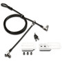 Kensington Universal 3-in-1 Keyed Cable Lock - Twin Lockheads - Keyed Different - Keyed Lock - Plastic Carbon Steel - 59 ft - For K63380WW