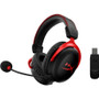 HyperX Cloud II Wireless - Gaming Headset (Black-Red) - Stereo - Wireless - 65.6 ft - 15 Hz - 20 kHz - Over-the-ear - Binaural - - - (Fleet Network)