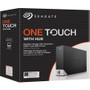 Seagate One Touch STLC6000400 6 TB Hard Drive - 3.5" External - SATA (SATA/600) - Shingled Magnetic Recording (SMR) Method - Black - - (STLC6000400)