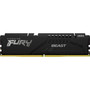 Kingston FURY Beast 16GB DDR5 SDRAM Memory Module - For Motherboard Desktop PC - 16 GB 1 x 16GB - DDR5-5600PC5-44800 DDR5 SDRAM - KF556C40BB-16