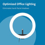 Kensington L1000 Bicolour Ring Light with Webcam Mount - Stand K87653WW