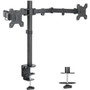 Amer 2XC Mounting Arm for Monitor - Black - 2 Display(s) Supported - 13" to 27" Screen Support - 10 kg Load Capacity - 75 x 75, 100 x (Fleet Network)