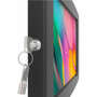Compulocks Galaxy Tab Enclosure Portable Floor Stand - Space Adjustable - Up to 10.5" Screen Support - Floor - Steel, Aluminum - Black (147B105GA8SB)