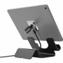 Compulocks Universal Tablet Secured with Dual Head Keyed Cable Lock - Keyed Lock - Black, Silver - 6 ft - For Tablet (CL02HUTL)