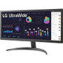 LG Ultrawide 26WQ500-B 26" Class UW-UXGA LCD Monitor - 21:9 - 25.7" Viewable - In-plane Switching (IPS) Technology - LED Backlight - x (Fleet Network)