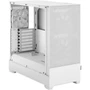 Fractal Design Pop Air RGB Computer Case - White - Steel Tempered Glass - 9 x Bay - 3 x 472 120 mm x Fans Installed - 0 - Mini FD-C-POR1A-01