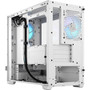 Fractal Design Pop Mini Air Computer Case - Mid-tower - White - Steel Tempered Glass - 8 x Bay - 3 x 472 120 mm x Fans - 0 - - FD-C-POR1M-01
