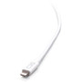 C2G 3ft USB-C Male to Lightning Male Sync and Charging Cable - White - 3 ft LightningUSB-C Data Transfer Cable for iPhone iPad Siri C2G54558