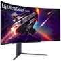 LG UltraGear 45GR95QE-B 45" Class UW-QHD Curved Screen Gaming OLED Monitor - 21:9 - Black - 44.5" Viewable - OLED - 3440 x 1440 - 1.07 (Fleet Network)
