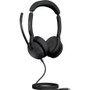 Jabra Evolve2 50 Headset - Stereo - USB Type C - Wired/Wireless - Bluetooth - 98.4 ft - 20 Hz - 20 kHz - On-ear - Binaural - - 5.6 ft (Fleet Network)