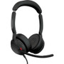 Jabra Evolve2 50 Headset - Stereo - USB Type C - Wired/Wireless - Bluetooth - 98.4 ft - 20 Hz - 20 kHz - On-ear - Binaural - - 5.6 ft (25089-999-899)