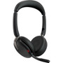 Jabra Evolve2 65 Flex Headset - Stereo - Wireless - Bluetooth - 984 ft - 20 Hz - 20 kHz - On-ear - Binaural - Supra-aural - MEMS - 26699-999-989-01