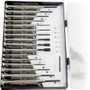 C2G 16 Piece Jeweler Screwdriver Set - Chrome (38014)